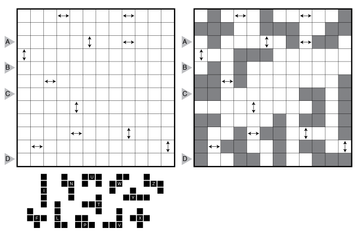 Example Pentopia and solution by Bryce Herdt