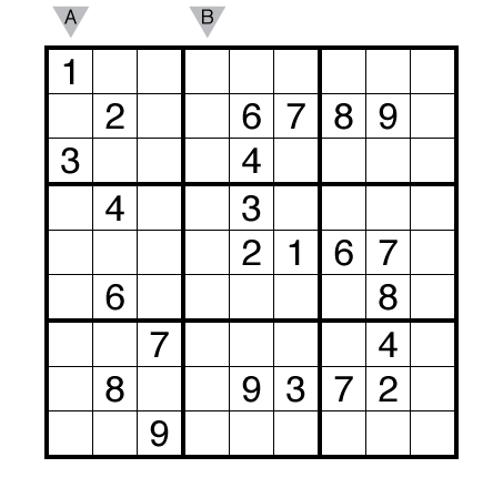 Missing Digit Sudoku by Thomas Snyder