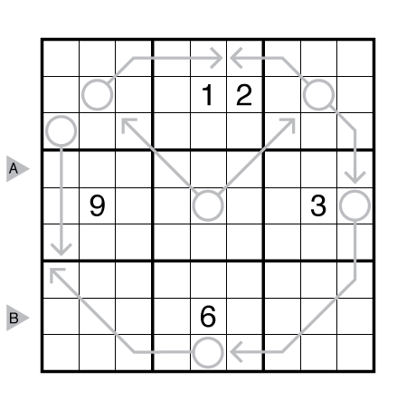 Arrow Sudoku by Thomas Snyder