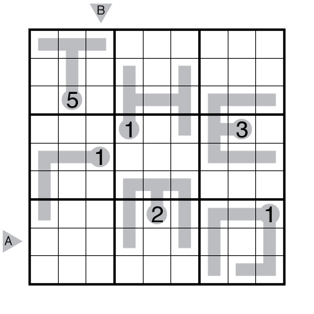 Thermo-Sudoku by Thomas Snyder