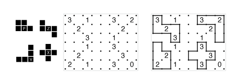 Slitherlink (Pentomino) Example by Serkan Yürekli