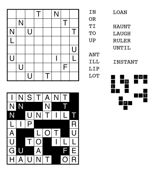 Crisscross with Pentominoes by Serkan Yürekli