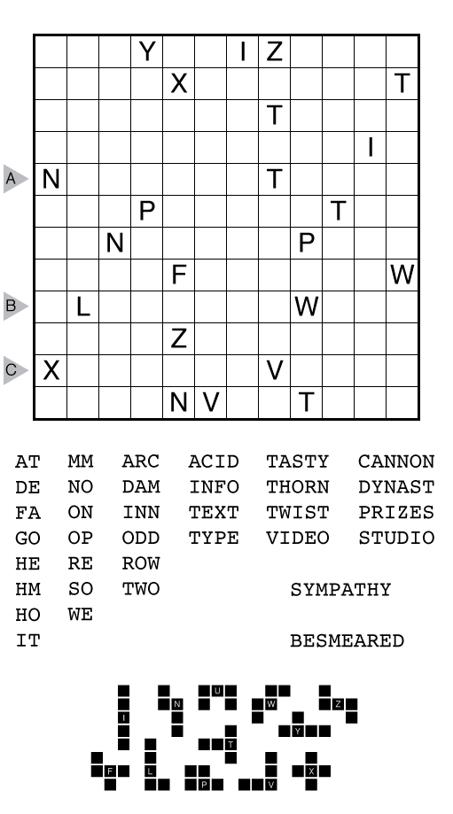 Crisscross with Pentominoes by Serkan Yürekli