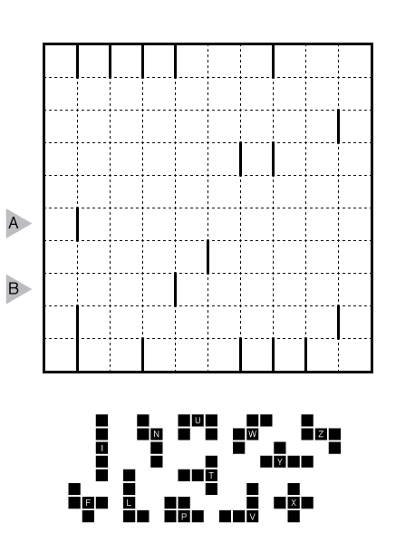 Pentominous (Borders) by Grant Fikes