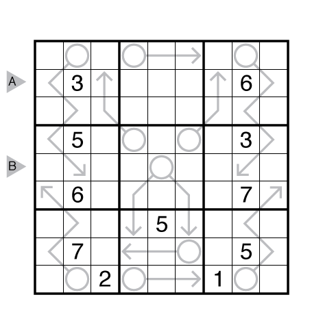 Arrow Sudoku by Serkan Yürekli