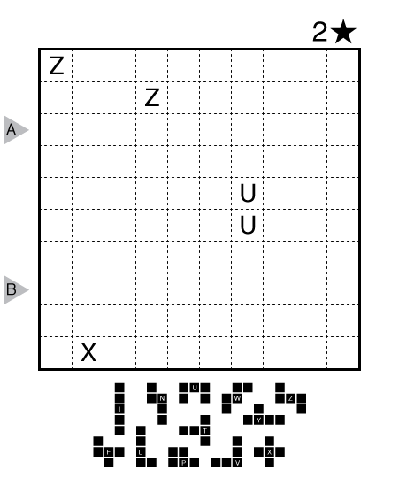 Pentominous (Star Battle) by Grant Fikes