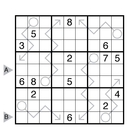 Arrow Sudoku by Serkan Yürekli