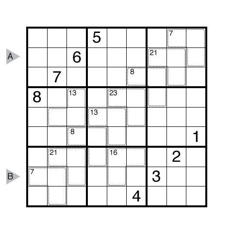 Killer Sudoku - Easy 