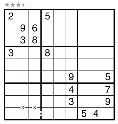 XV Sudoku by Ashish Kumar