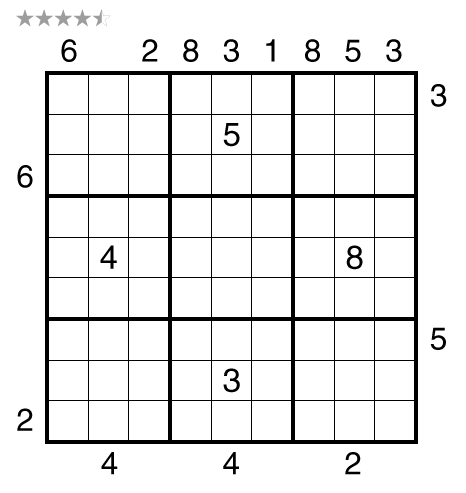 Skyscraper Sudoku - Medium 