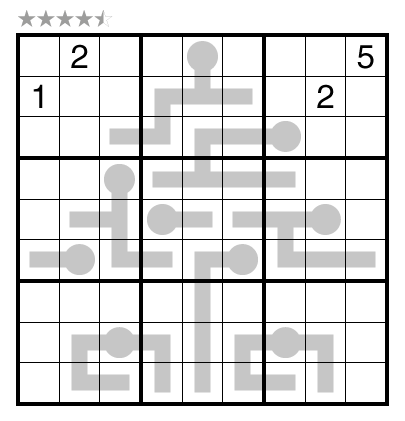 Killer / Thermo-Sudoku by Michael Rios - The Art of Puzzles