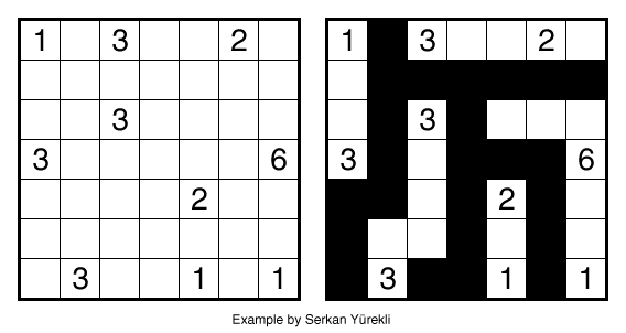 Nurikabe Pairs by Serkan Yürekli