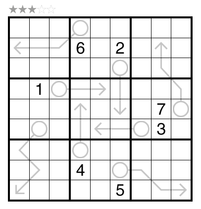 Arrow Sudoku by Michael Rios