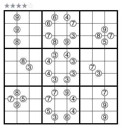 Multiples Sudoku by Thomas Snyder