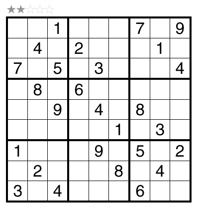 Sudoku by Takeya Saikachi