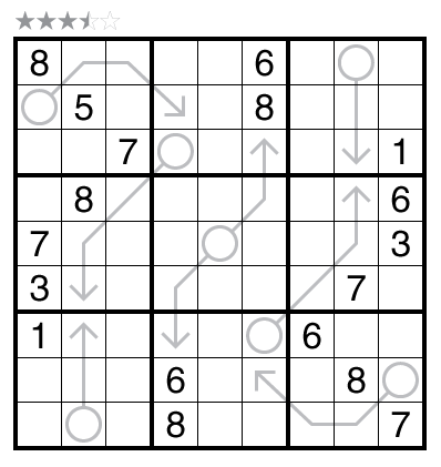 Arrow Sudoku by Rajesh Kumar