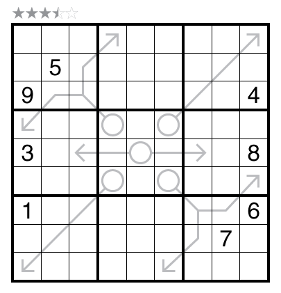 Arrow Sudoku by Thomas Snyder