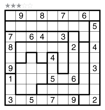 Jigsaw Sudoku - Fácil