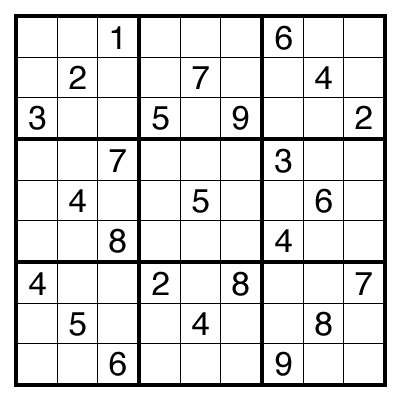 Variations of sudoku puzzles.