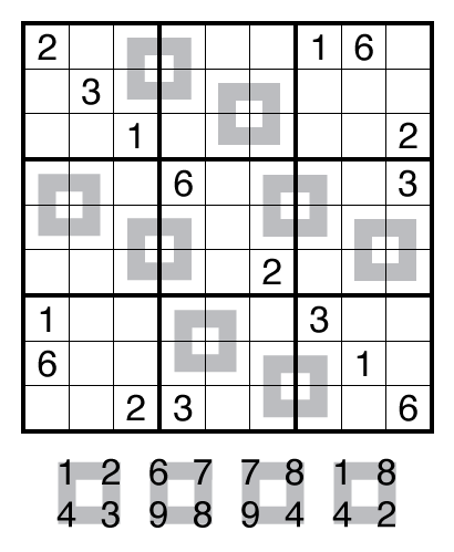 Clone Shape Sudoku by Joseph Howard