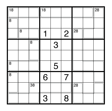 Killer Sudoku - Easy 