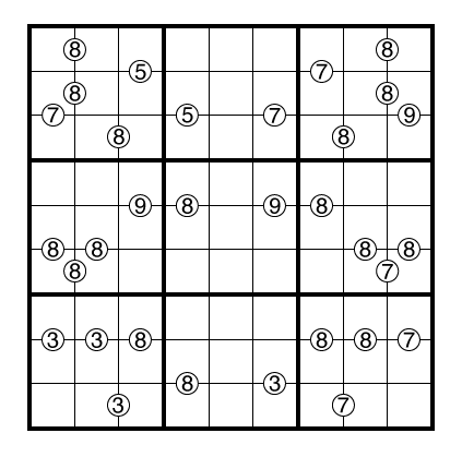 Multiples Sudoku by Thomas Snyder