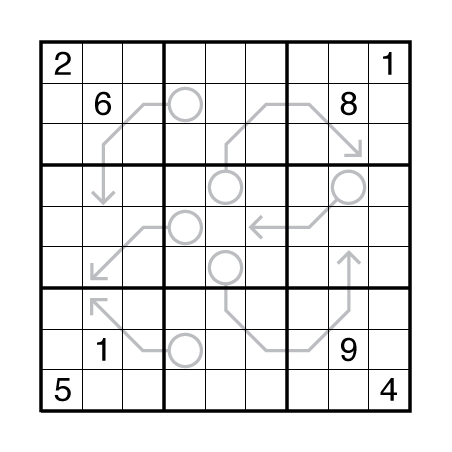 Arrow Sudoku by Thomas Snyder