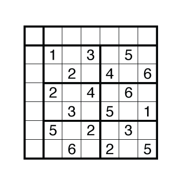 Deficit Sudoku by Thomas Snyder