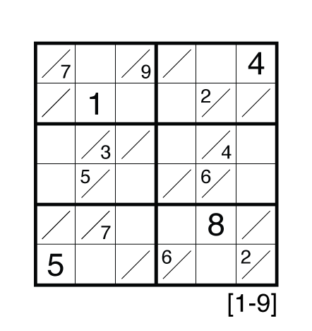 Tight Fit Sudoku (1-9) by Thomas Snyder