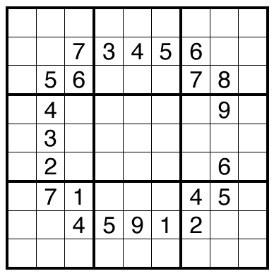 Just One Cell Classic Sudoku by Thomas Snyder