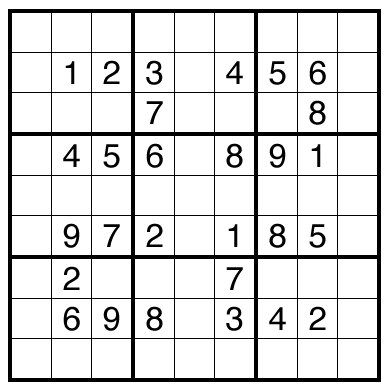Just One Cell Classic Sudoku by Thomas Snyder