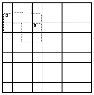 Just One Cell Killer Sudoku by Clover