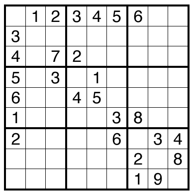 Just One Cell Classic Sudoku by Thomas Snyder