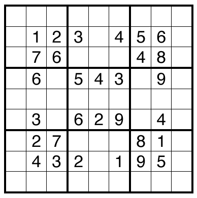Just One Cell Classic Sudoku by Thomas Snyder