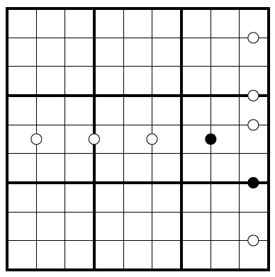 Just One Cell Kropki Pairs Sudoku by Clover