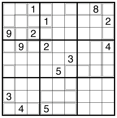 Number Five is Alive Sudoku by Clover