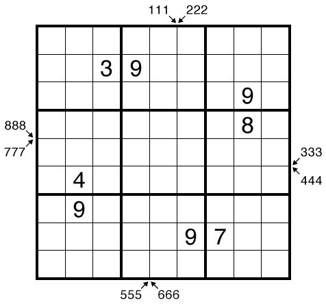 Czech Outsider Sudoku by Bill Murphy