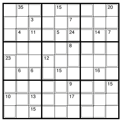 Killer Sudoku by Philip Newman
