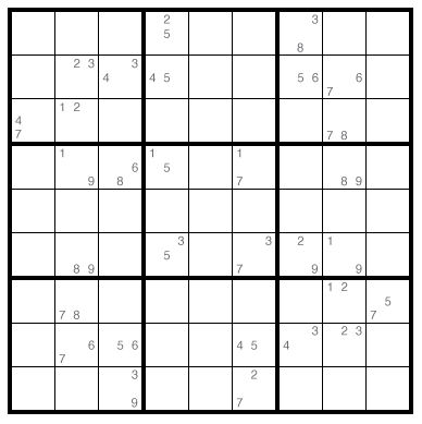 Pencilmark Sudoku by Bill Murphy