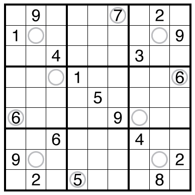 Difference Adjacent Sudoku by Clover