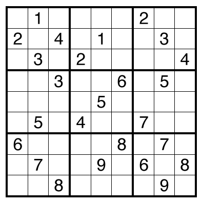 Anti-Knight Sudoku by Philip Newman