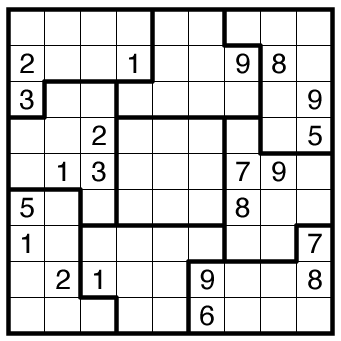 Disparity Sudoku by Philip Newman