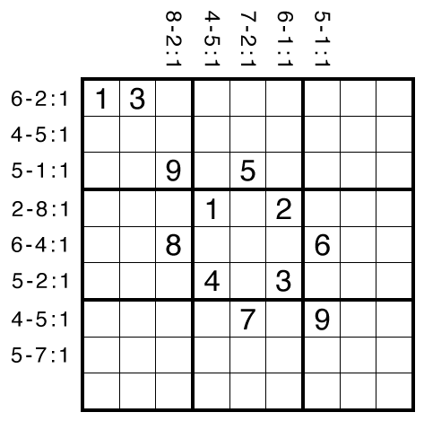 Distance Sudoku by clover!
