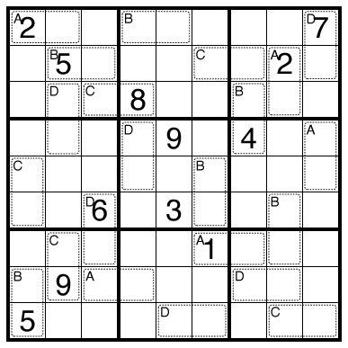 Coded Pairs Sudoku by clover!