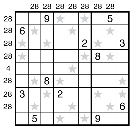 Star Product Sudoku by clover!