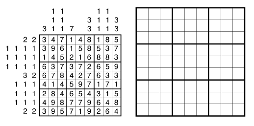 Paint It Black Sudoku by Bill Murphy