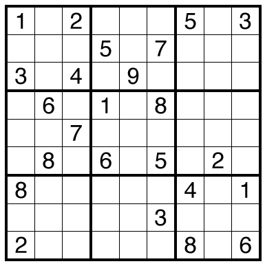 Sudoku by clover!