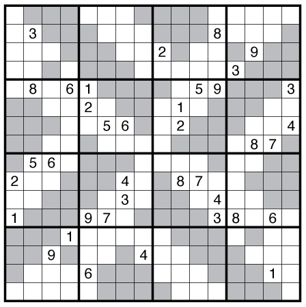 Extra Space Sudoku by Bill Murphy