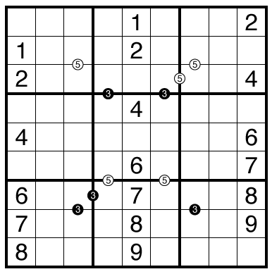 Gamma and Epsilon Sudoku by Philip Newman