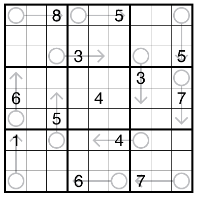 Arrow Sudoku by clover!